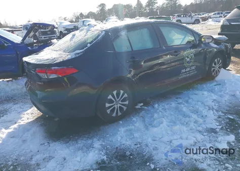 2021 Toyota Corolla Hybrid Le from USA, damaged, VIN JTDEAMDE3MJ021408